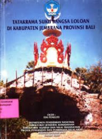 Image of Tatakrama  Suku Bangsa Loloan Di Kabupaten Jembrana  Pronpinsi Bali