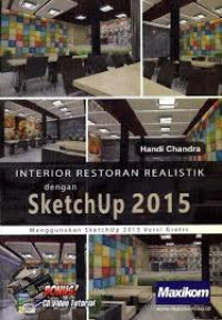 Interior Restoran Realistik dengan Sketchup 2015