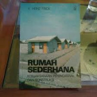 Rumah sederhana, kebijaksanaan perencanaan dan konstruksi