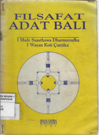 Image of Filsafat Adat Bali
