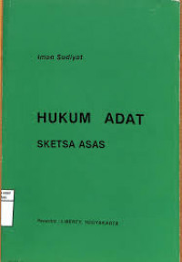 Hukum Adat Sketsa Asas