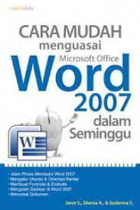 Cara mudah menguasai microsoft office word 2007 dan 2010