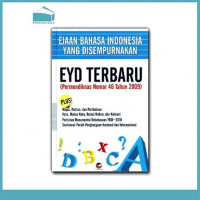 EYD terbaru (Permendiknas Nomor 46 Tahun 2009)