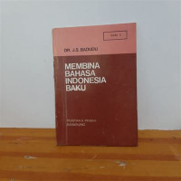 Membina bahasa indonesia baku