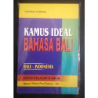 Kamus ideal bahasa Bali