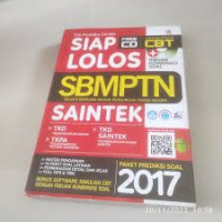 Siap Lolos SBMPTN SAINTEK 2017