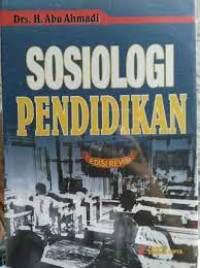Image of Sosiologi Pendidikan ( Edisi Revisi )