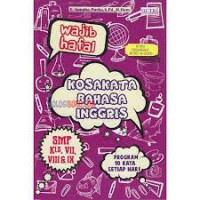 Wajib Hafal Kosakata Bahasa Inggris