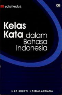 Kelas Kata Dalam Bahasa Insonesia