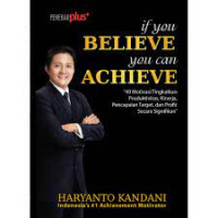 If You Believe You Can Achieve