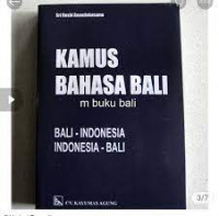 Kamus bahasa Bali