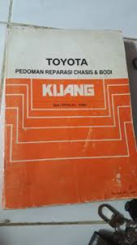 Toyota Pedoman Reparasi Chasis & Bodi Kijang