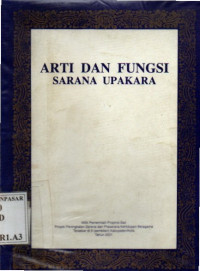 Arti dan Fungsi Sarana Upakara