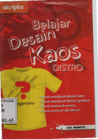 Belajar Desain Kaos Distro