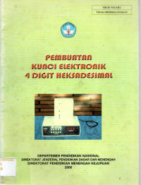 Image of Pembuatan Kunci Elektronika Empat Digit Heksadesimal