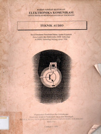 Image of Elektronika Komunikasi Teknik Audio